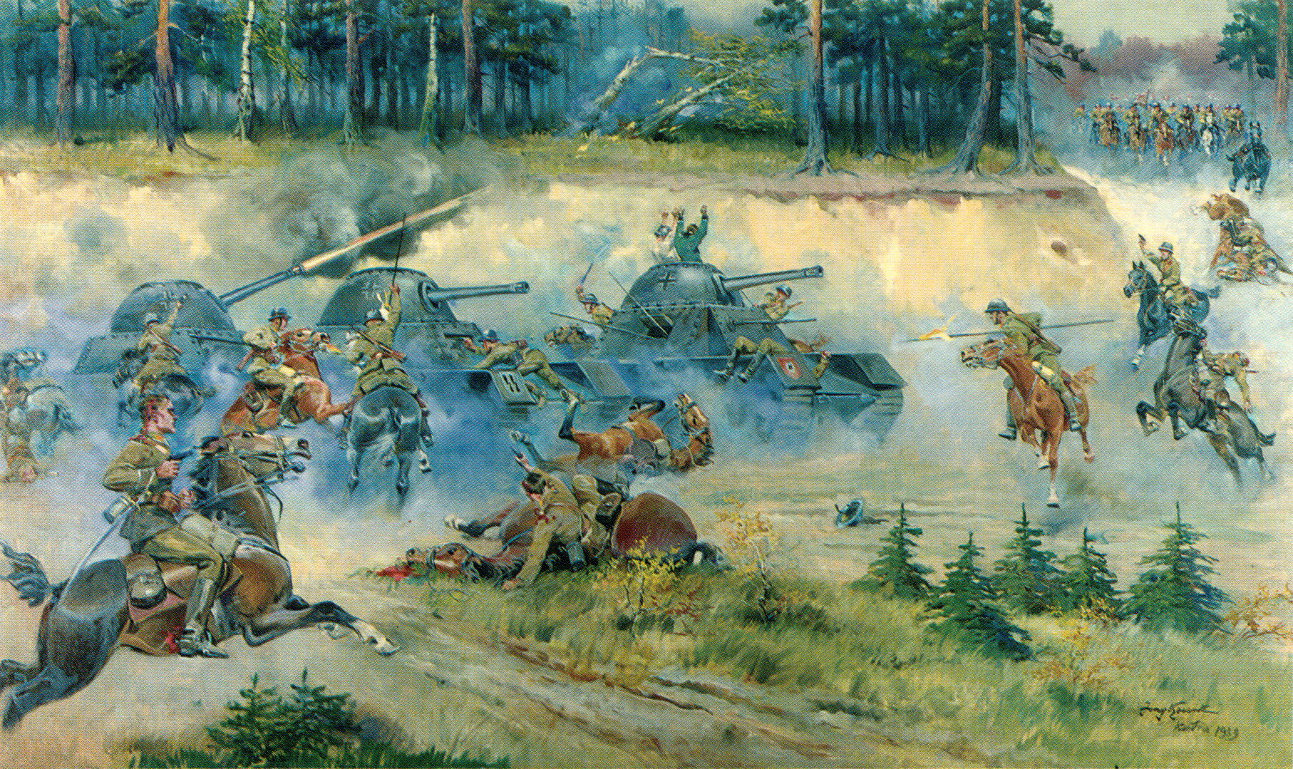 Image result for polish troops against tanks 1939