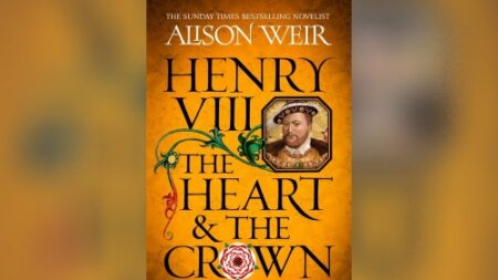 The cover of Henry VIII: The Heart & The Crown by Alison Weir.