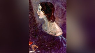 A portrait of Emily Brontë