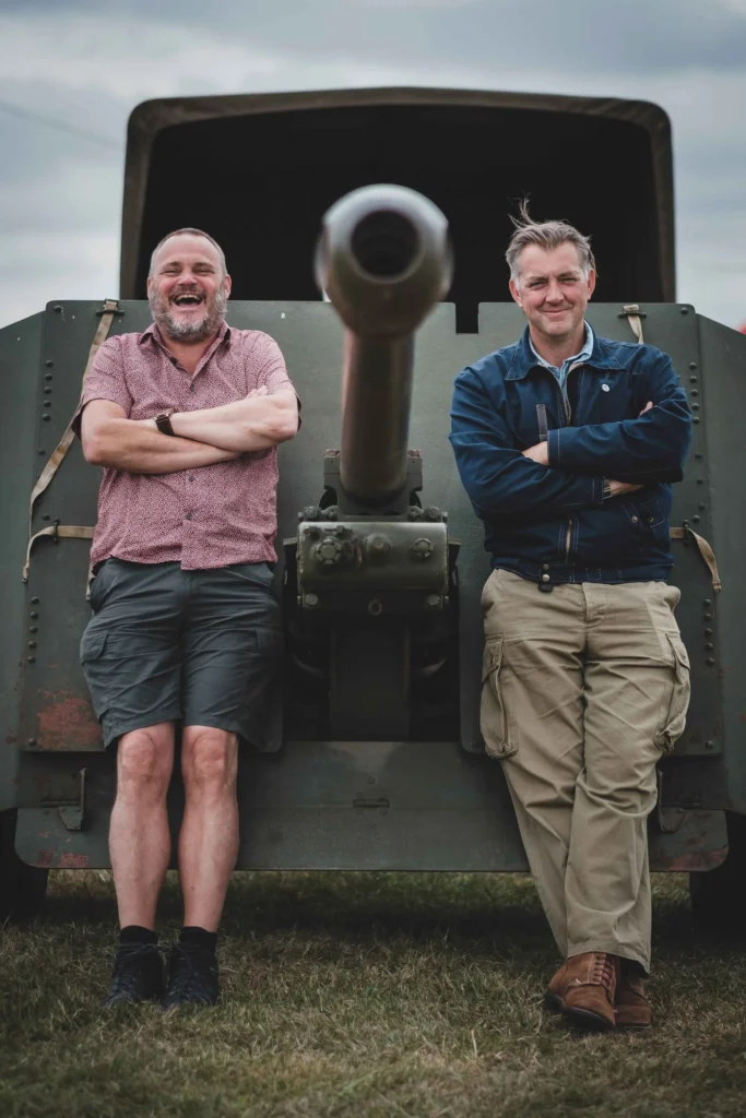 “A safe space for people to properly geek out.” Al Murray and James