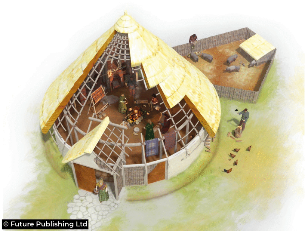 How Were Celtic Round Houses Built?